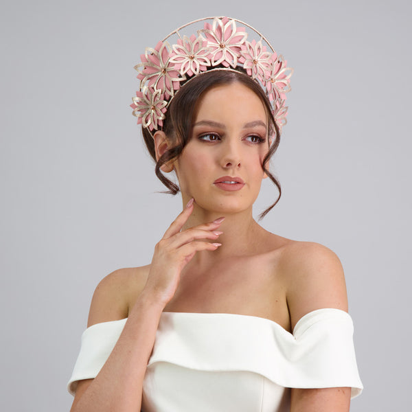 Blush Bloom Halo Crown
