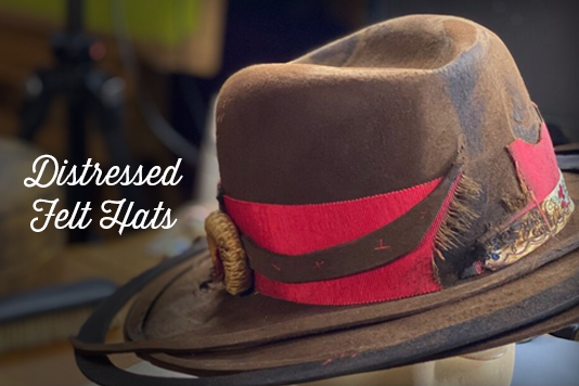 Distressed Felt Hats Guest Course